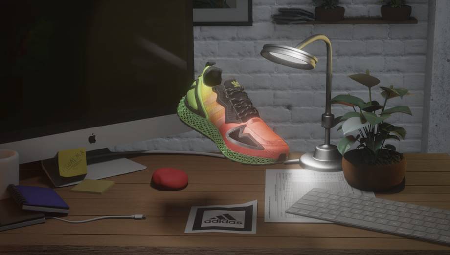 Visualizador de productos en Realidad Aumentada con el zapato adidas ZX