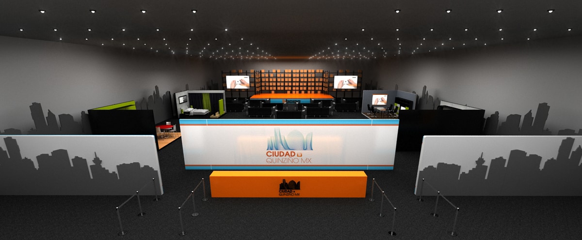 3D Mapping Bticino Ciudad Qinziño MX, México DF, Mérida, Monterrey y Guadalajara.