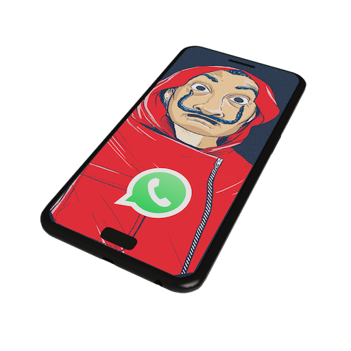 render en 3D de un teléfono celular