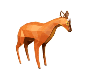 Realidad virtual animales low poly Museo Cholula