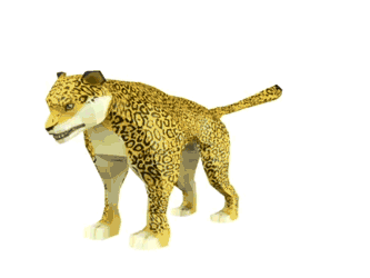 Realidad virtual animales low poly Museo Cholula