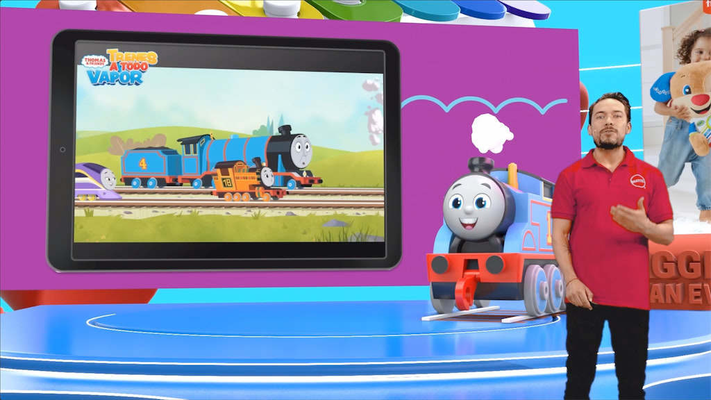 presentacion con video produccion virtual