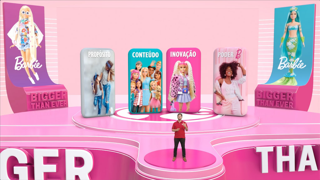 presentacion con video produccion virtual