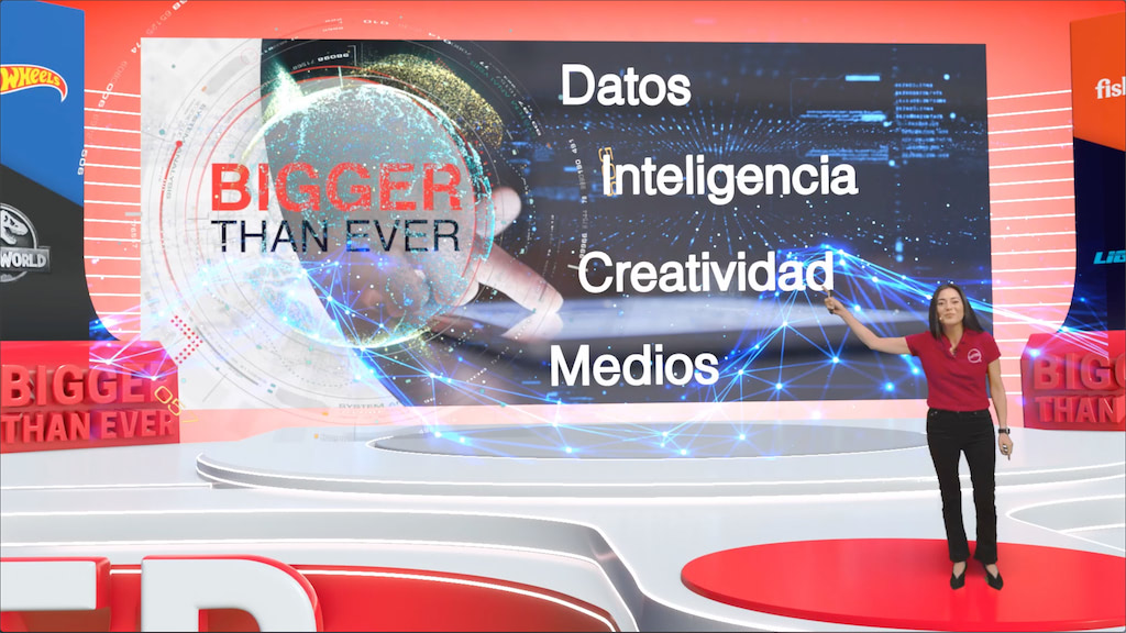 presentacion con video produccion virtual