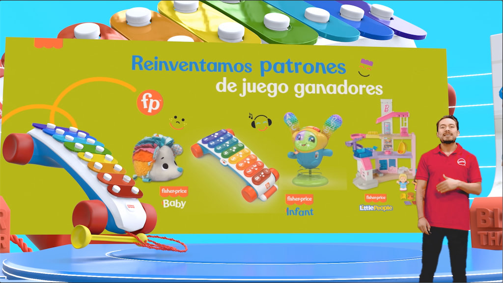 presentacion con video produccion virtual