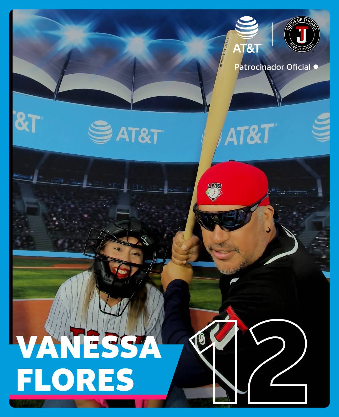 Tarjeta de baseball personalizada generada en photo booth interactivo