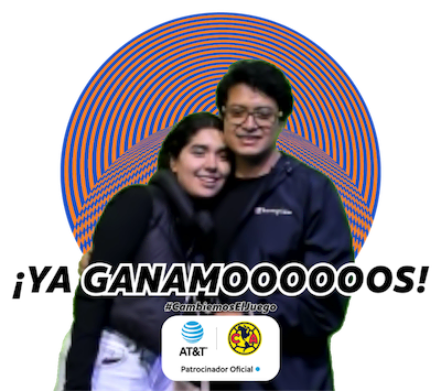 Foto transparente con fan posando en un fondo digital