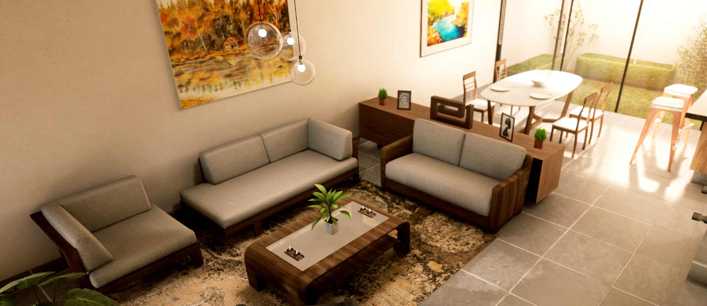 Render realista interactivo para arquitectura 