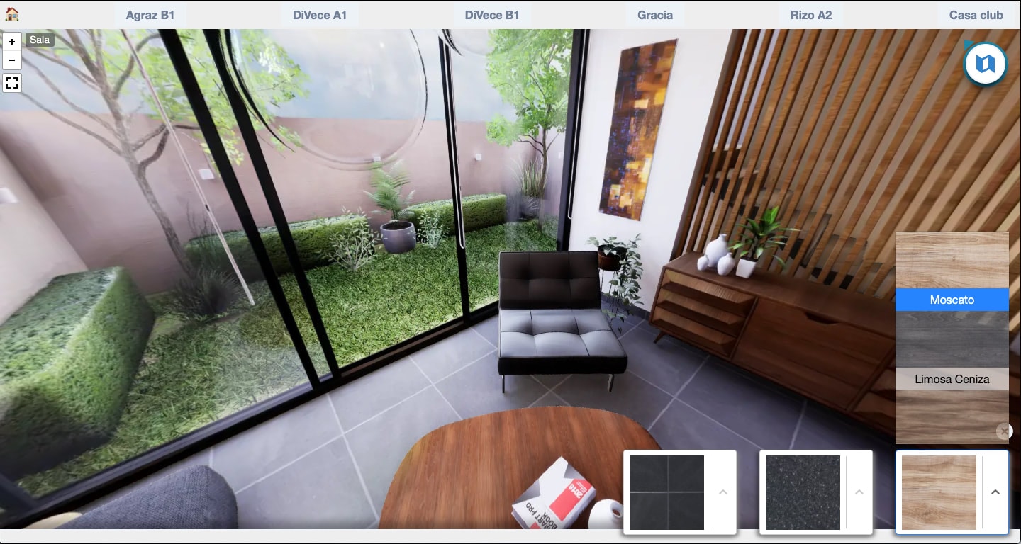 Ejemplo de render realista para recamara principal