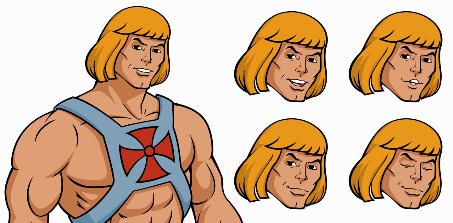 Animacion facial de personajes ilustrados