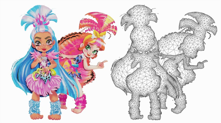 Personaje ilustrado animado