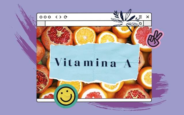 motion graphics de collage para marcas con el mensaje Vitamina A